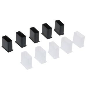 10 개/몫 플라스틱 USB 남성 방진 플러그 스토퍼 캡 커버 보호 뚜껑