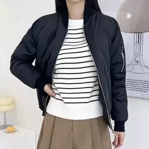 [하프클럽/보슈아]여성 겨울패딩 블루종 항공점퍼 빅사이즈 국내산 2071G