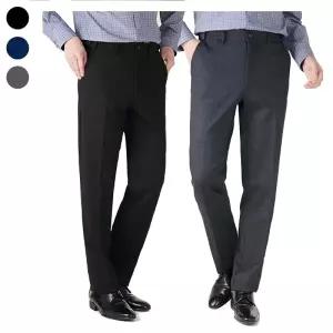 남자 간절기 왕스판 캐주얼 슬랙스 면바지 정장바지 LV-L-PT-7405