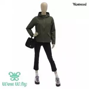 [웨스트우드] 여성 봄 크롭 사파리 점퍼 WQ1WCJW204-KHAKI