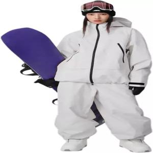 스노우엘브 남성 스키 재킷 및 바지 세트 여성 스노우 배기 스키복 방수 절연 스노보드 겨울 아웃도어