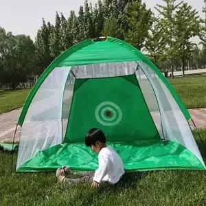 캠핑장스윙연습텐트 케이지 실내골프장 연습용 간편한 마당