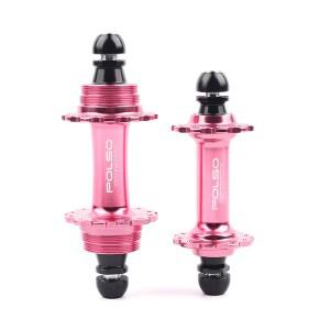 POLSO 16H 20 24 홀 고정 기어 자전거 허브 알루미늄 합금 Fixie 단일 속도 트랙 사이클링 부품