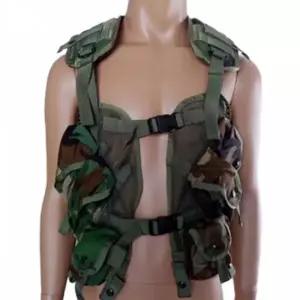 ( )카모플라쥬 밀리터리 조끼 전술 군용 조끼 우드랜드 캠핑
