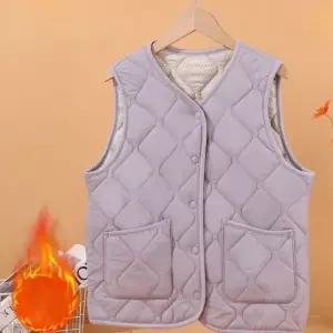 겨울 가을 여자조끼 여성패션베스트 패딩 보온 실내외 여성조끼