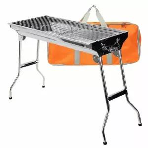 스텐드 와이드 스텐 바베큐 그릴 캠핑 화로대 불판 고기망