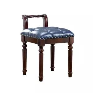 엔틱 고급 공주님 흰색 의자 북유럽 스툴 화장대