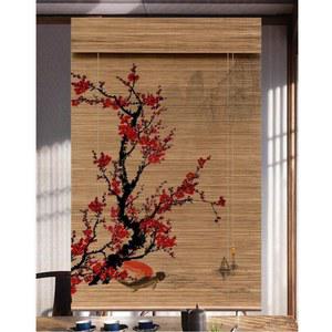 간단블라인드 불라인드 커튼식 가리개커튼 아파트 사무실 1층블라인드 방음블라인드 장미