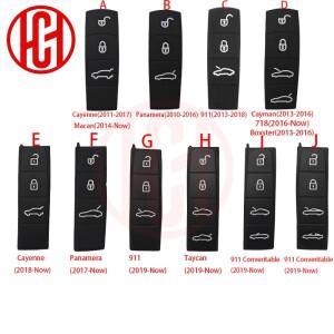 포르쉐 호환 파나메라 카이엔 마 타이 박스터 718 911 리모컨 키 케이스 고무 패드 실리콘 버튼 교체용