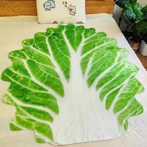 ( )배추담요 웃긴담요 특이한담요 블랭킷 선물 120cm
