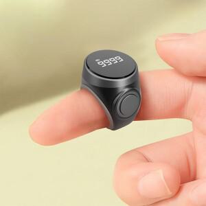 스마트 Tasbih Tally Counter Type-C 충전식  이슬람교도 Zikr 링  버튼 카운터 기도 시간 진동 알림