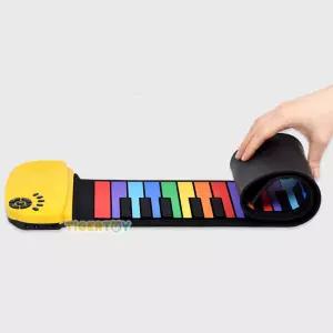 말랑 실리콘건반 음악놀이 휴대용 피아노 5세 악기완구 4세