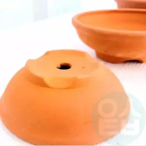 위랜드 빈티지 국산 분재 토분 3개세트 구멍토분 원형분재화분