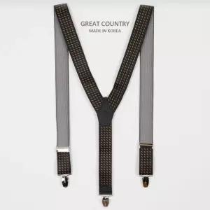 프리미엄 클래식 서스펜더 블랙오렌지도트 Ajz6+2xuA