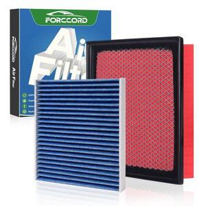 닷지 듀랑고 2011-2026, 지프 그랜드 체로키 2011-2022, WK 2022 활성탄 캐빈 필터 교체용 포드 및 엔진 공기 키트 CF11183 CA10755 자동차 액세서리 장착