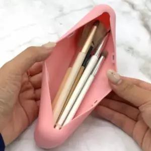 ( )브러쉬 파우치 핑크 휴대용메이크업브러쉬 브러쉬보관함 브러쉬홀더 브러쉬거치대 브러쉬케이스 브러쉬