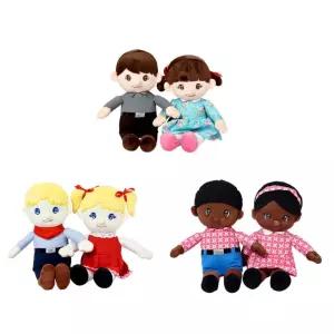 다문화 역할놀이 헝겊 애착인형 6종 세계민족 어린이집 사회성발달