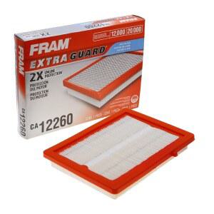 일부 쉐보레 이쿼녹스 및 GMC 지형(1.5L, 1.6L 2.0L) 모델을 위한 FRAM 엑스트라 가드 CA12260 교체 엔진 에어 필터, 최대 12개월 또는 12,000마일 필터 보호 제공