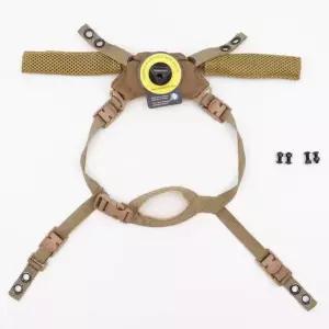 전술 헬멧 ACH MICH FMA EXF용 GWEUZMAL 다이얼 서스펜션 시스템 턱 스트랩