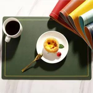 가죽 식탁매트 테이블매트 식탁깔개 방수 패드 받침대