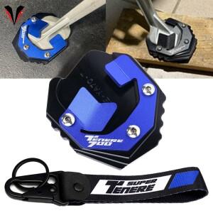 YAMAHA 호환 Tenere 700 T7 World Raid 2024 바이크 오토바이 액세서리 킥 스탠드 발 확장 사이드 확대기