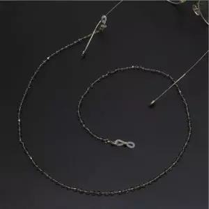 ( )골드 마스크걸이 목걸이 안경줄 비즈 크리스탈 안경소품 그레이 겸용