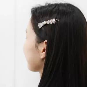 고급형 튄즈 AAA 나비 왕 지르코니아 헤어핀 진주 리본 큐빅