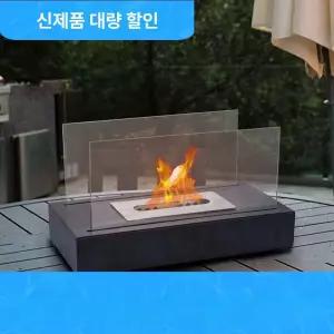 가정용 알코올 난로 에탄올 검은색 램프 불멍 코너