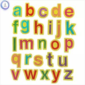 펠트 벨크로 알파벳 소문자 (고급)/영어/단어/학습/교구/교재/유치원/어린이집/배우기/놀이/공부/아동