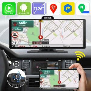 올인원 와이드 카플레이 모니터 무선 네비게이션 안드 오토 티맵