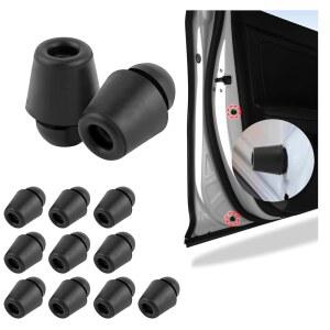 12PCS 고무 자동차 도어 범퍼 패드, 오토 가드 프로텍터 충격 흡수 매트 소음 감소를 위한 전면/후면용 슬램 스토퍼 범용 액세서리 대부분의 차량 SUV 트럭에 맞습니다
