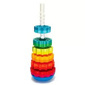 펫브레인토이 감각발달완구 스핀어게인 링끼우기 링쌓기 쌓기놀이