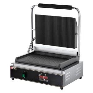 전기 핫 플레이트 그릴 헤드 싱글 스테이크 머신 피트 프레스 풀 샌드위치
