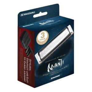 스즈키 만지 M20 MP 3피스 하모니카 세트