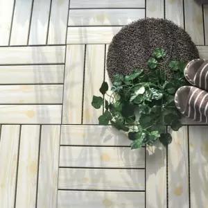 베란다 테라스 조립식마루 바닥매트 옹이18P 데크타일 욕실 옥상 세탁실 현관