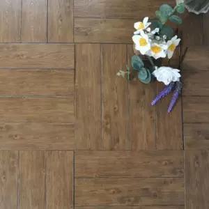 조립식마루 데크타일 옹이엔틱16P+마감재8P 거실 추천 테라스 베란다 학교 현관