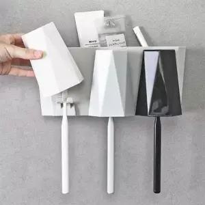 ( )칫솔꽂이 세트 욕실 칫솔걸이 흡착 양치 홀더 거치대 수납 정리 인테리어