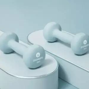 홈트 소프트 덤벨 아령 2kg 웨이트 트레이닝 코팅