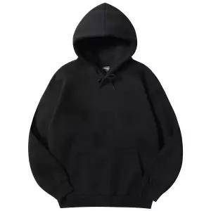 어나더 아카이브 ANOTHER ARCHIVE 릴렉스 오버사이즈 무지 후드티_블랙 TSH9520049 444394