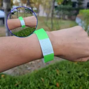 쌍문상회 종이 손목 10개 밴드 팔찌 일회용 파티 손목티켓 티켓
