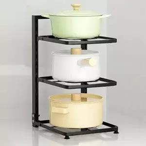 ( )다용도 프라이팬 정리대 거치대 냄비 정리대 주방 수납 용품