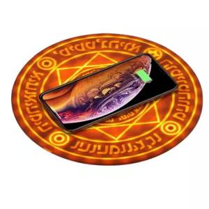 led 마법진 기 무선 고속 무드등 패드 매직 신기한 급속 충전