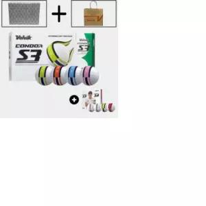 볼빅 콘도르 S3 DL360 골프공 3피스 우레탄