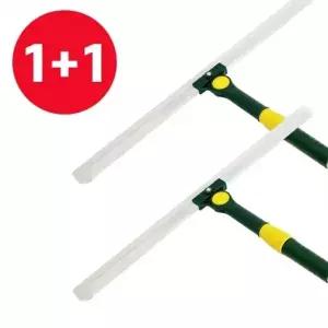 1+1 바닥 물기제거 스퀴즈청소기 그린피아 유리창닦이