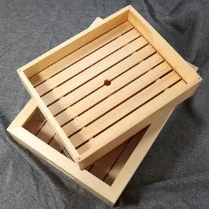 일식 고기 편백 스시 초밥 상자 나무 보관함 나무/40x30x10cm 숙성