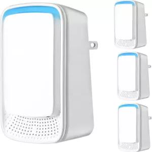 KLVEU 음이온 공기청정기 플러그인 가정용 이온 침실용 사무실용 미니 휴대용 공기 이온화기 조용한 (4)