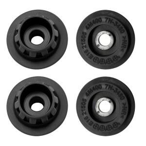 4PCS 차량 라디에이터 마운트 부싱, 고무 자동차 지원 부품, OEM #21507-4M400 21506-4M400 브래킷 교체 대다수 차량용(블랙)