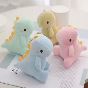4컬러 폭신 귀여운 키링 공룡 열쇠고리 가방고리 ylK8+5rCf