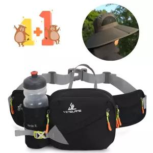 등산 힙색 보조가방 허리 물통+모자