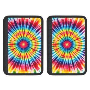 오겐스턴 네오프렌 카시트 벨트 어깨 패드 방사형 타이 다이 디자인 쿠션 한